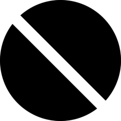 Not Allowed Symbol Outline Svg File, Free Vectors File